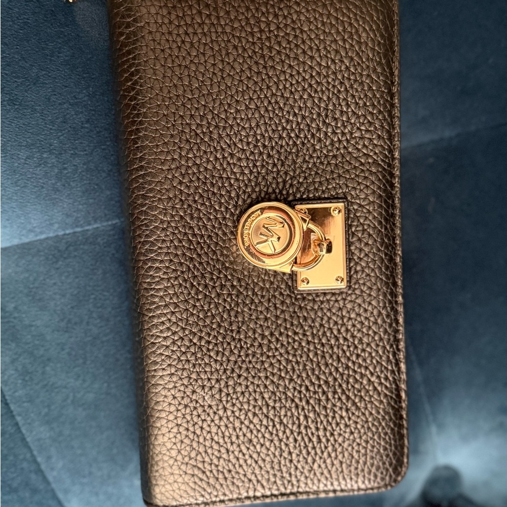 Michael Kors Dark Black Leather wallet